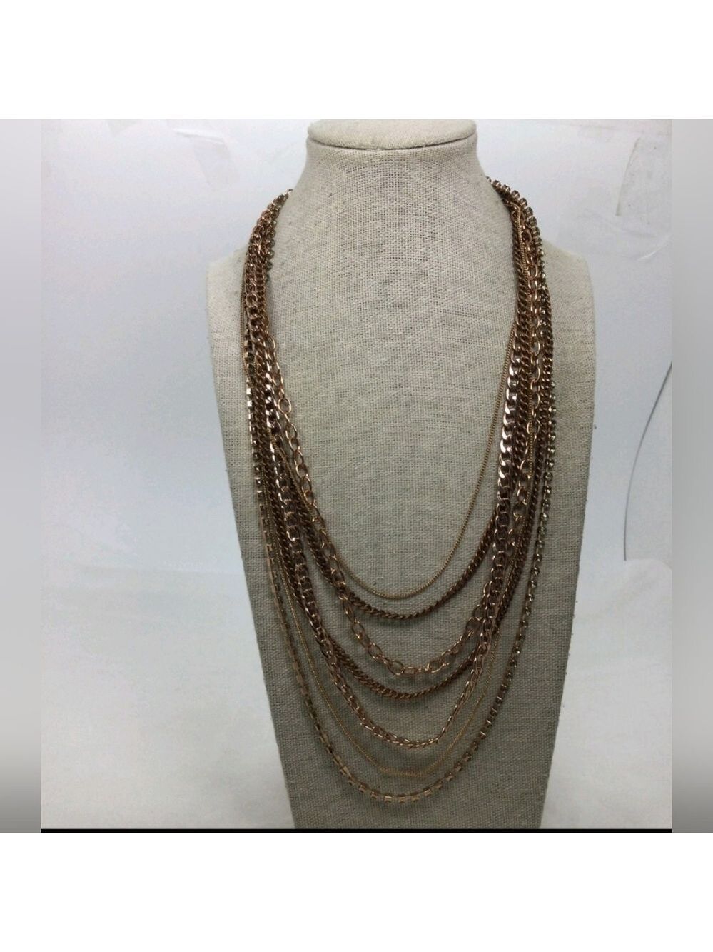 NIB Stella & Dot Ginger Layering Necklace 25"